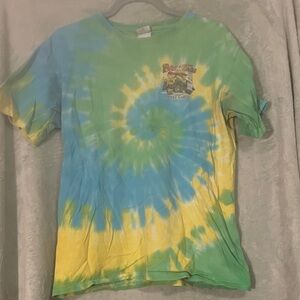 Vibrant Spiral Tie-Dye T-Shirt